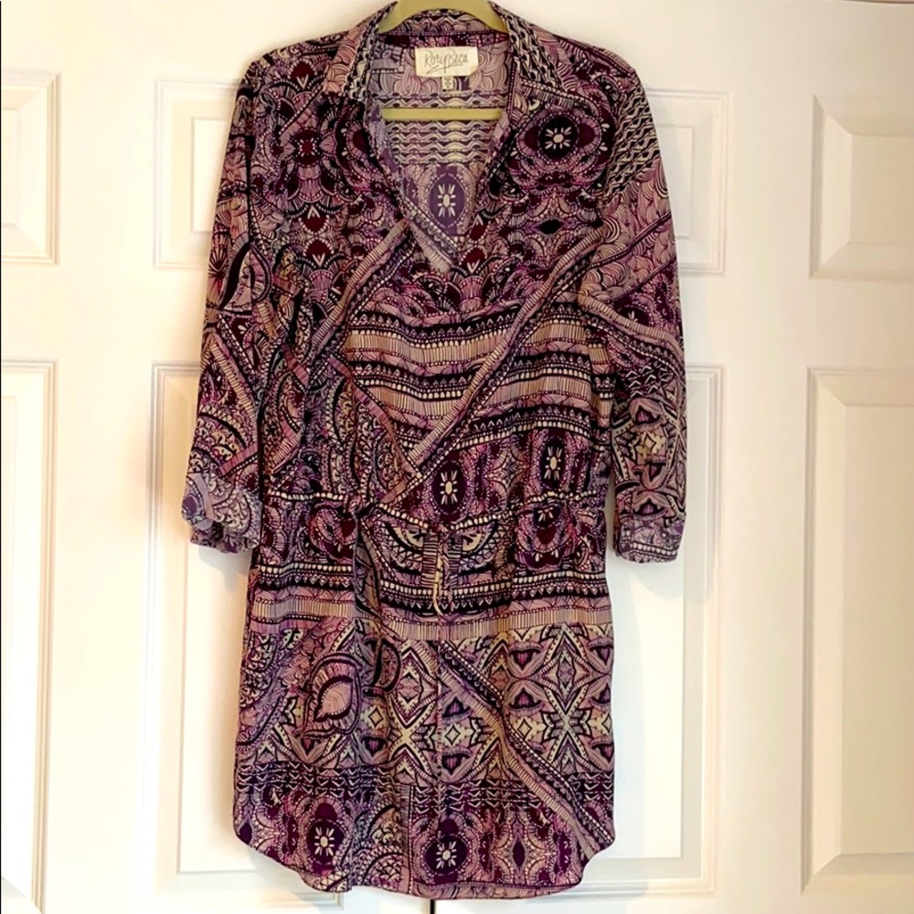 Rory Beca silk shirt dress